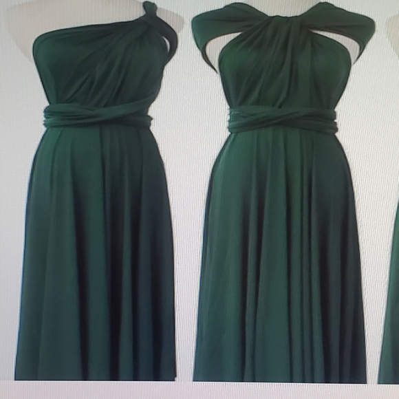 Hunter Green Infinity Dress - Picture 1 of 1